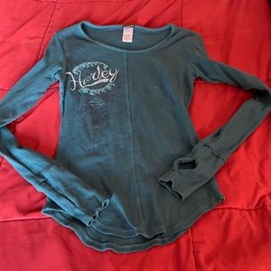 Harley Davidson Long Sleeve Henley